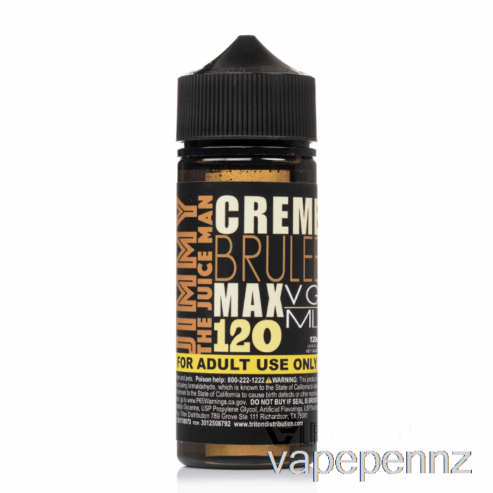 Creme Brulee - Jimmy The Juiceman - 120mL 0mg VAPE NZ